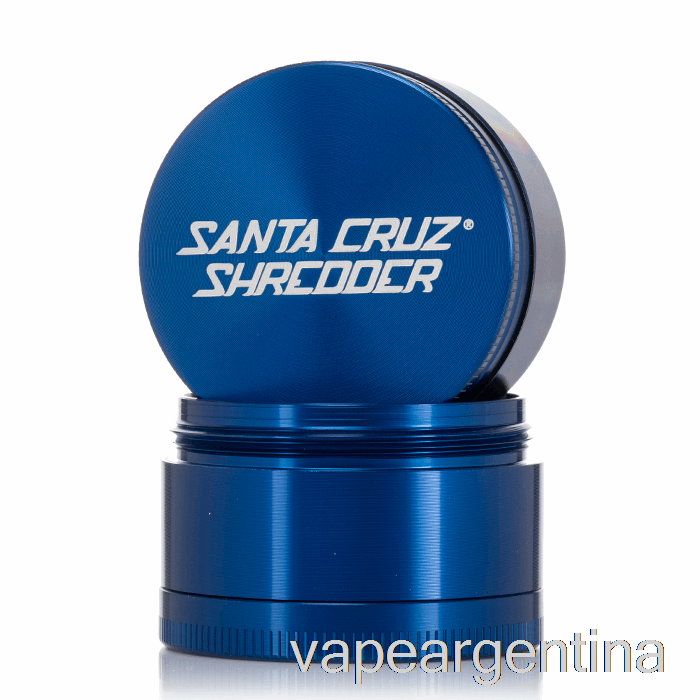 Trituradora Santa Cruz 2.2 Pulgadas Molinillo Mediano De 4 Piezas Azul (53 Mm) Vape Descartable